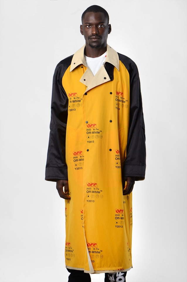OFF-WHITE Industrial Trench-Coat - Wrong