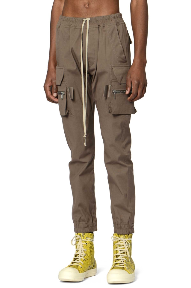 RICK OWENS Mastodon Cargo Trousers Dust - Wrong Weather