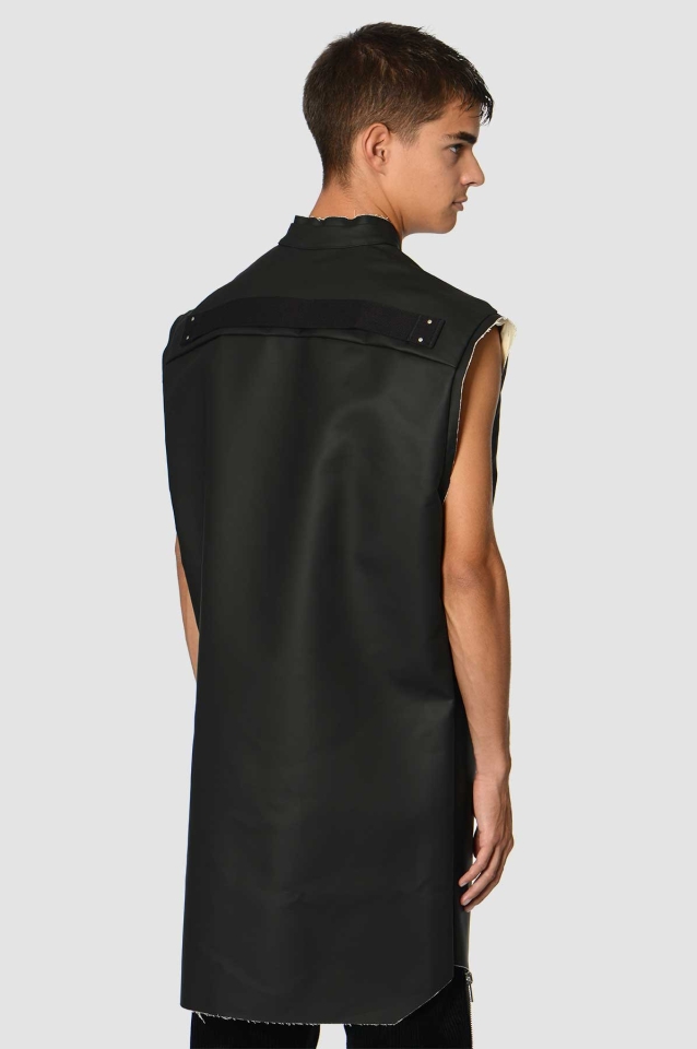 本人着用 Rick Owens cut out jumbo outershirt | www.mxfactory.fr