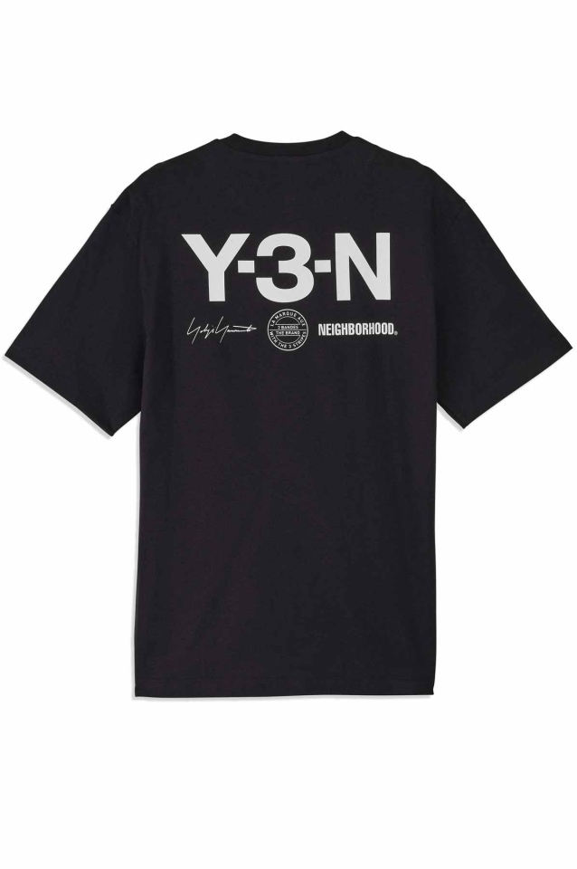 Y-3 Tシャツ yohji Y-3-N Graphic T-shirt Black - Wrong Weather