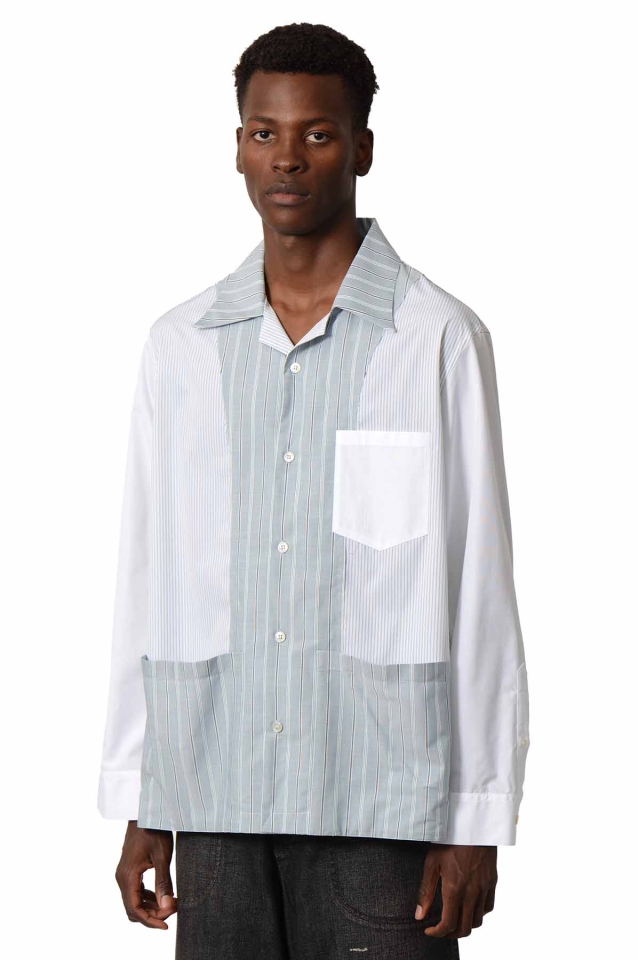 Tシャツ・カットソー Maison Margiela SS25 Striped shirt (S50DT0047MTN053 961) Maison Margiela Striped Shirt | italist