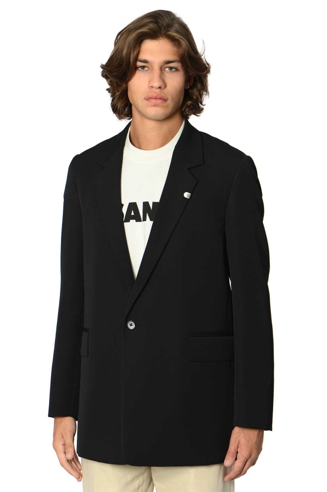JIL SANDER Single Breasted Blazer Jacket Black（ジルサンダー