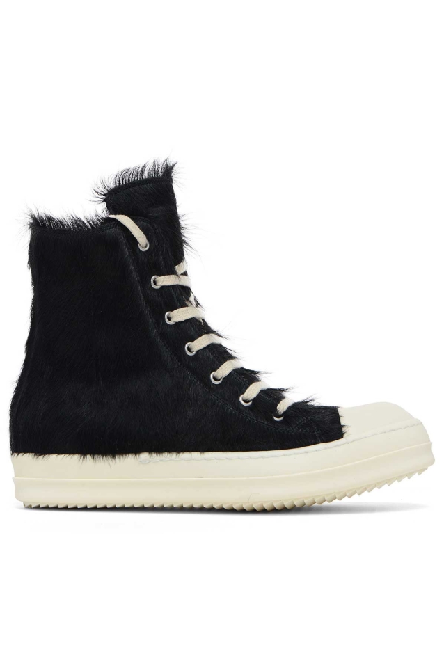 rick owens fur sneakers