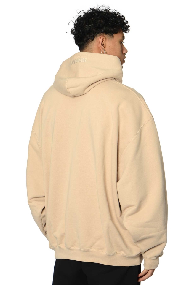 VETEMENTS Logo Limited Edition Hoodie Taupe（ヴェトモン ロゴ リミテッド エディション フーディー トープ  Wrong Weather