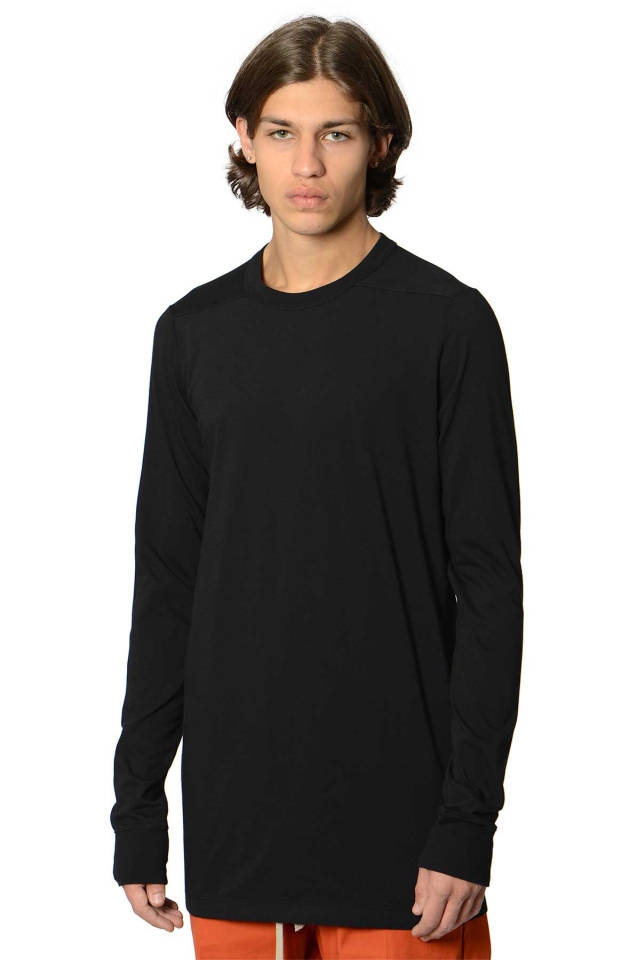 RICK OWENS Level T LS T-shirt Black - Wrong Weather