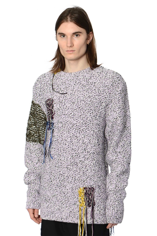 OAMC Astral Crewneck Sweater Lilac - Wrong Weather