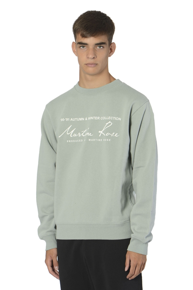 Martine Rose Crewneck Sweatshirt with Logo Print