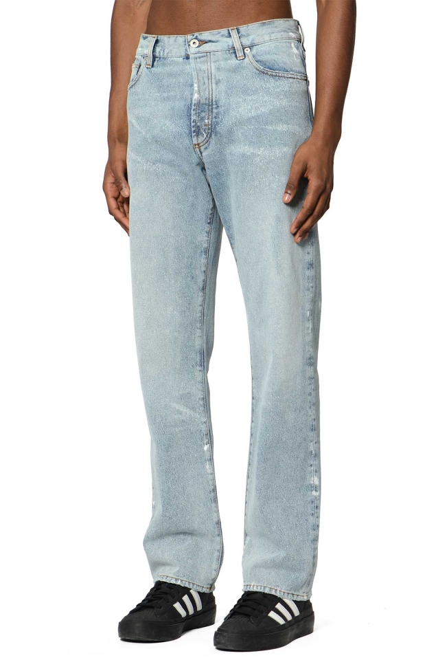 HERON PRESTON Straight Distressed Jeans Light Blue - Wrong Weather
