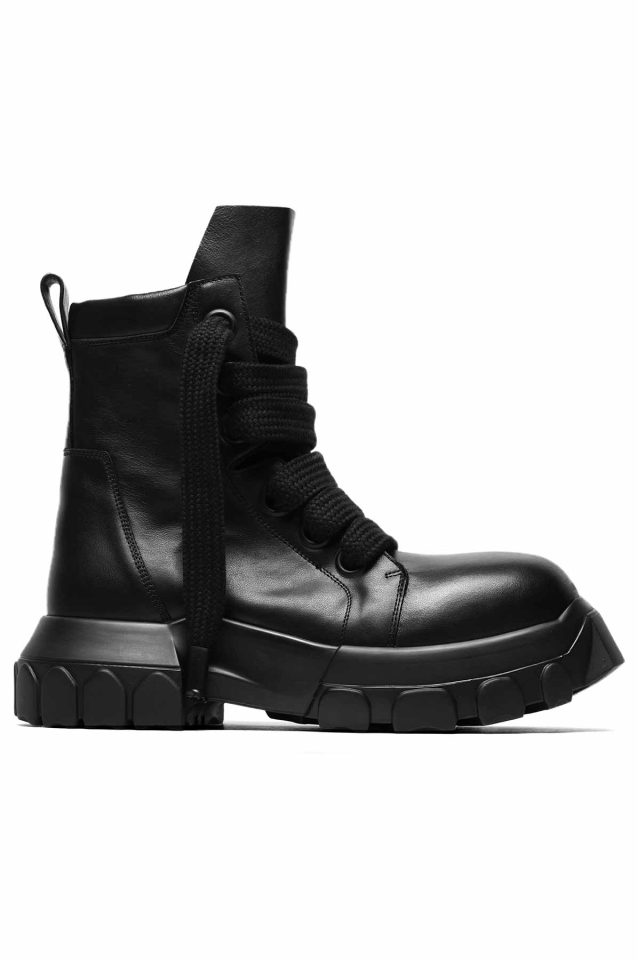 RICK OWENS Jumbo Laced Bozo Tractor Boots - Wrong Weather