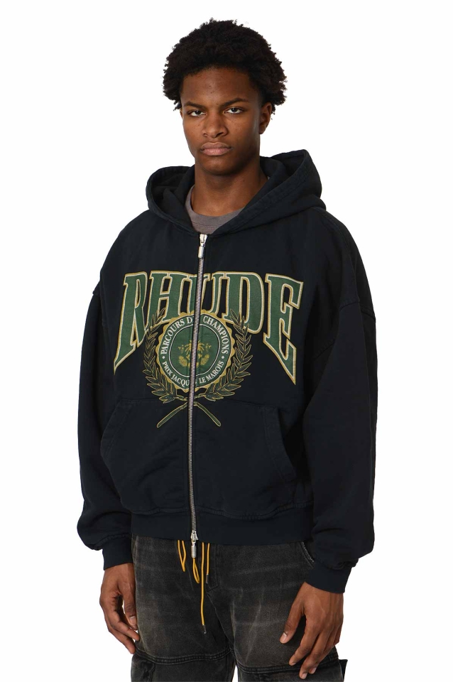 Rhude discount zip hoodie