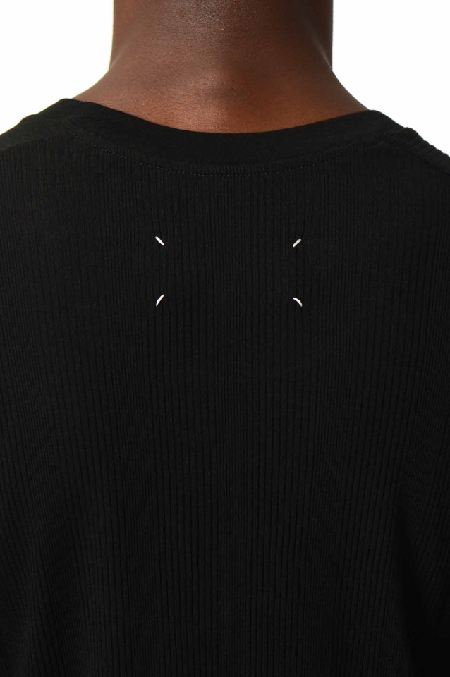MAISON MARGIELA｜ (S50GC0712 M20060 900) Logo-print polo shirt | Maison Margiela | OTTODISANPIETRO