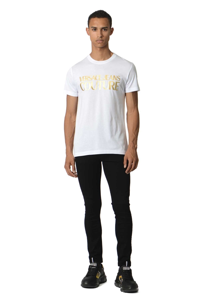 VERSACE JEANS COUTURE ロゴエンボスTシャツ ホワイト - Wrong Weather