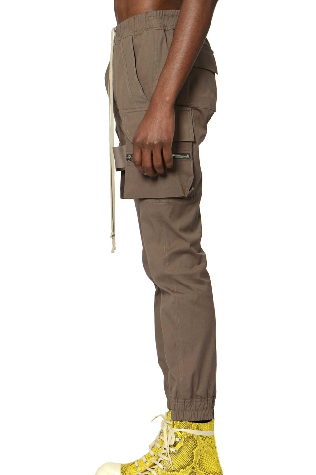 RICK OWENS Mastodon Cargo Trousers Dust - Wrong Weather