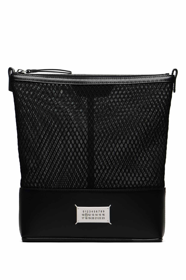ハンドバッグ MAISON MARGIELA Woman Handbag Black SB1WD0046P7269 HA200 Maison Margiela black Bag with logo - Wrong Weather
