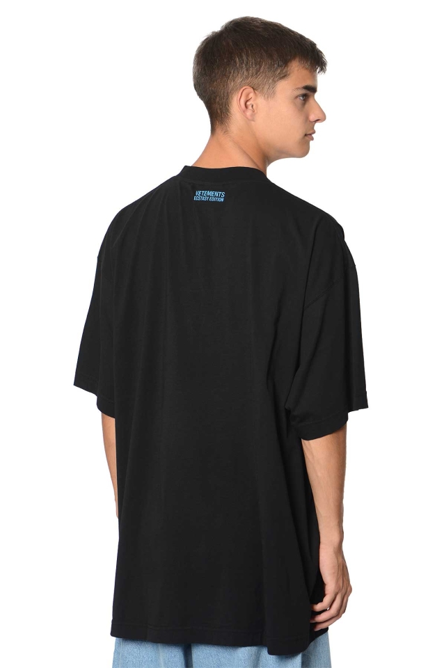 VETEMENTS Ecstasy T-shirt Black - Wrong Weather