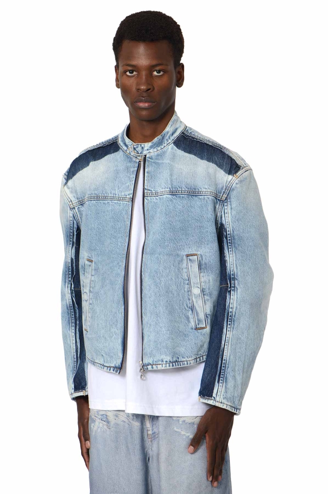 DIESEL D-Marge-S1 Denim Jacket Light Blue - Wrong Weather