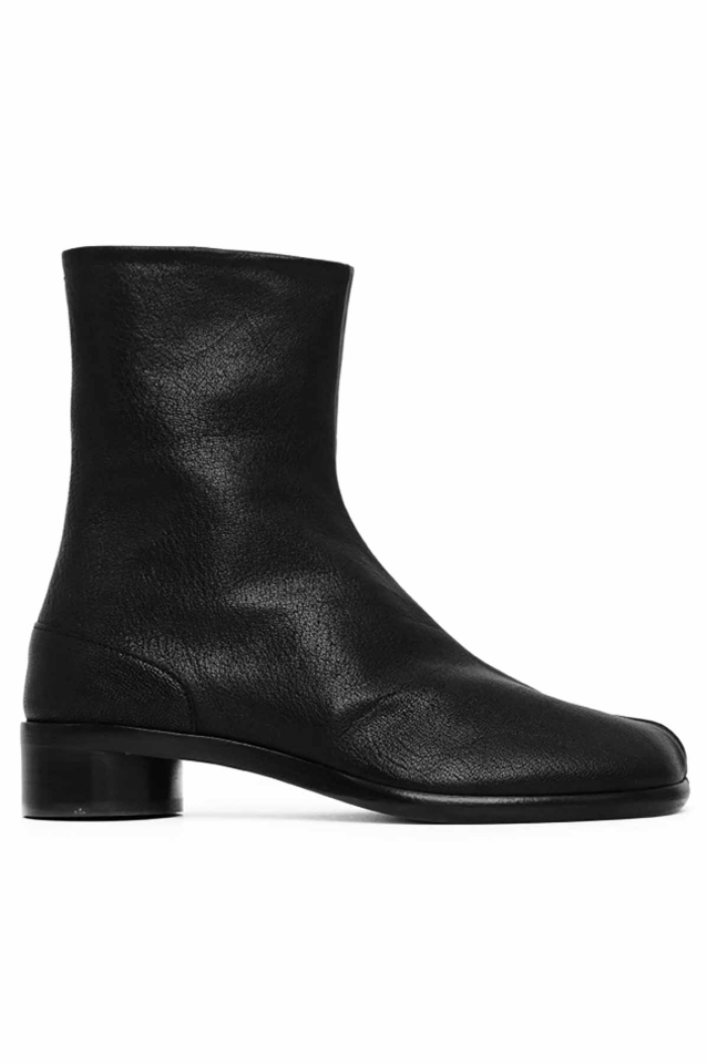 MAISON MARGIELA Leather Ankle Tabi Boots - Wrong Weather