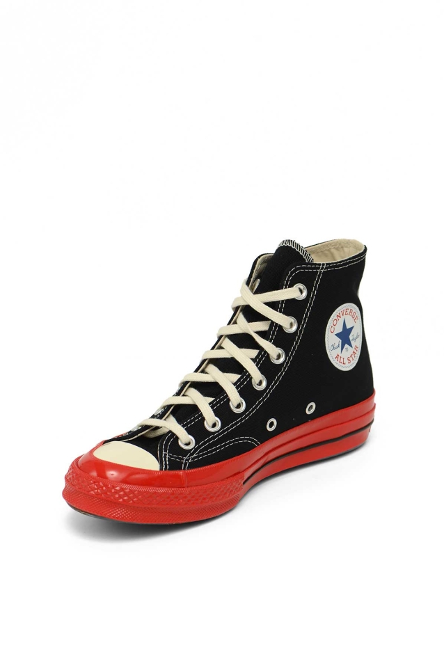 COMME DES GARÇONS PLAY X CONVERSE レッドソール ハイカット 