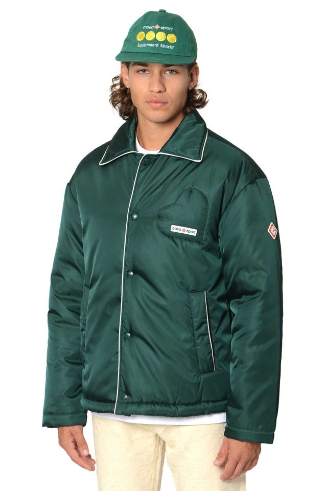 CASABLANCA Coach Jacket Green - Wrong Weather