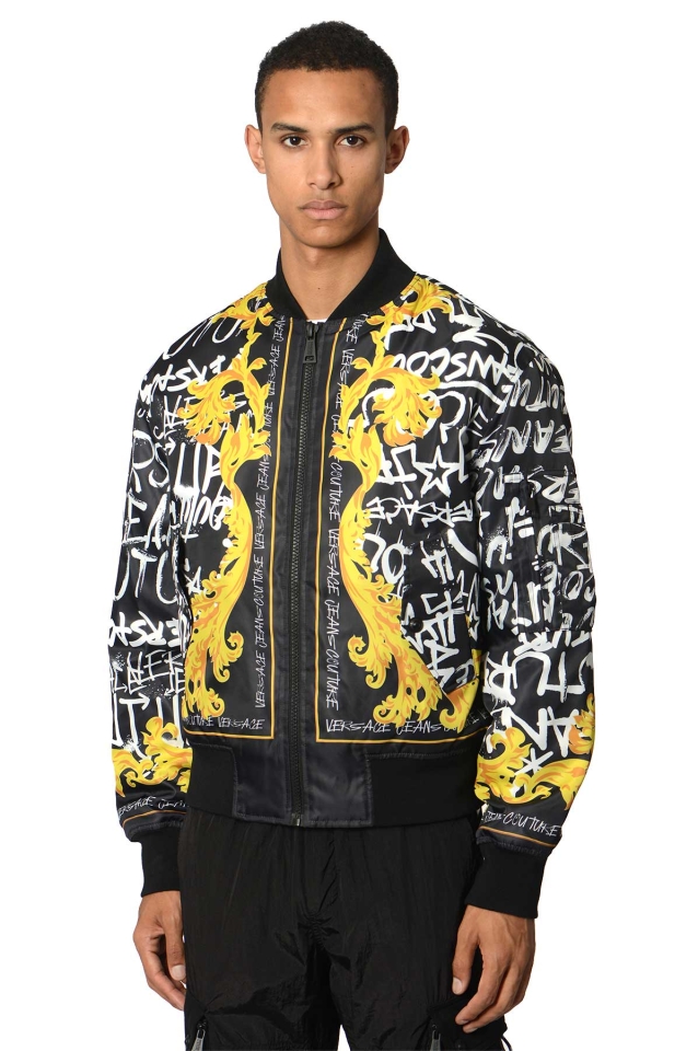 VERSACE Graffiti Couture Bomber Jacket - Wrong Weather