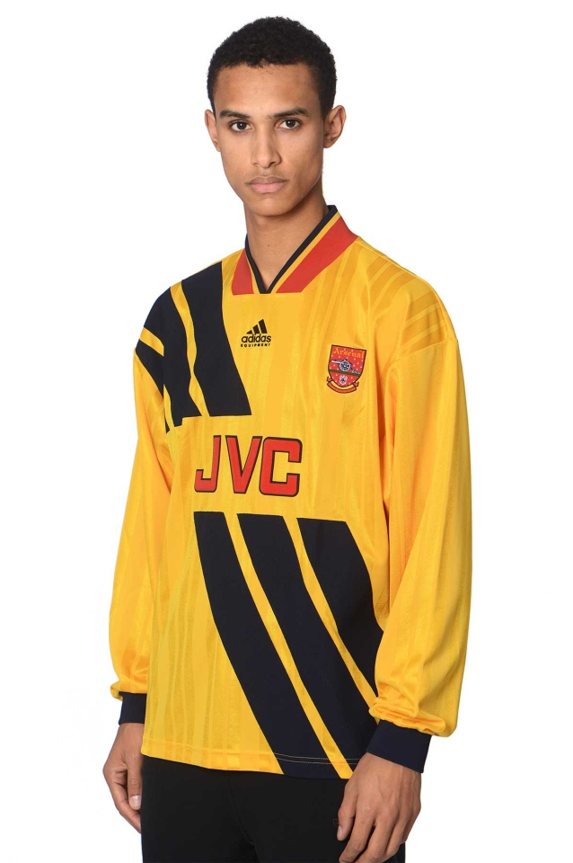 アイボリー×レッド arsenal アーセナル 93-94 復刻ユニフォーム adidas