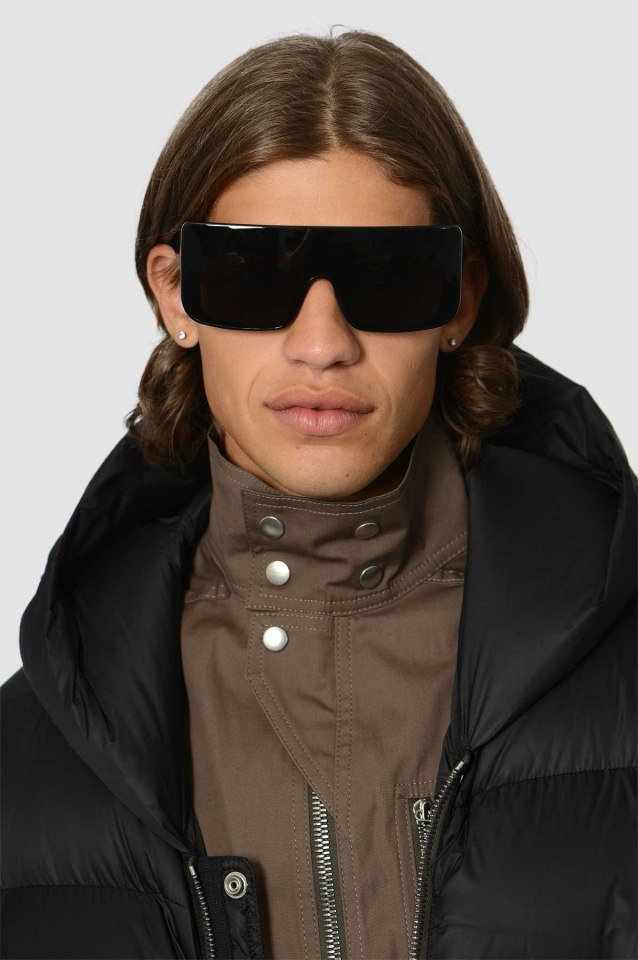 RICK OWENS Documenta Sunglasses Black - Wrong Weather