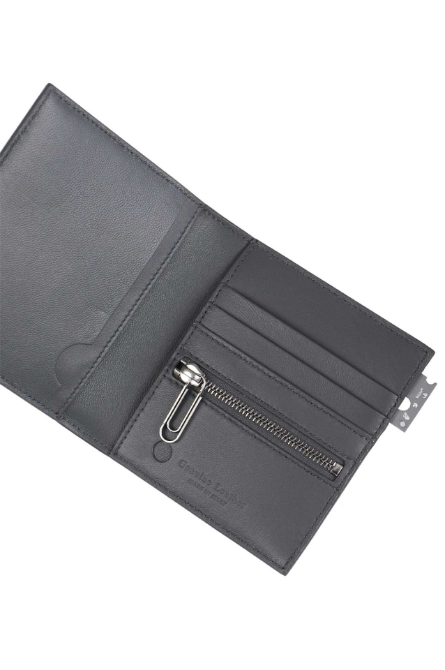 Off-White Meteor Grey Bifold Zip Wallet