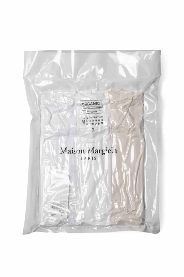 Maison Margiela T-Shirt (3 Pack) Ecru - Wrong Weather
