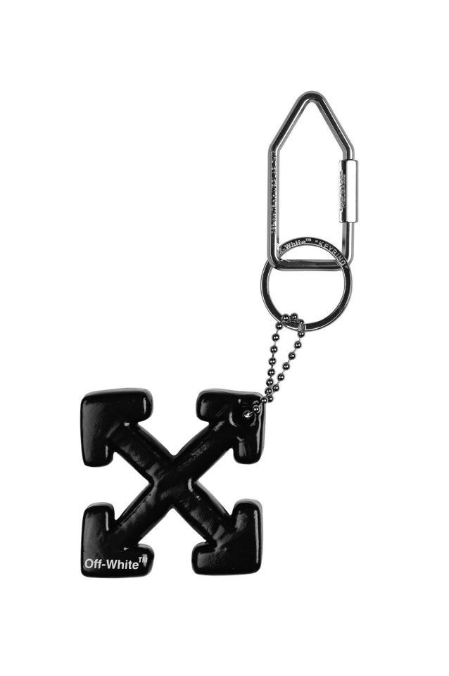 OFF-WHITE: Off White keychain in the shape of arrows - Blue