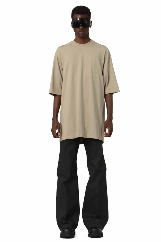 ★OY★STAR RIVET RELAXED CURVED PANTS - BLACK★正規品/送料込 RICK OWENS | Astaire Drop Crotch Cropped Wool Blend Pants