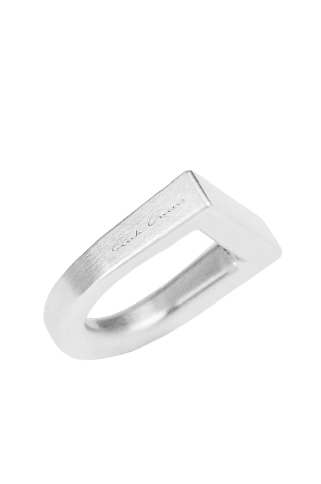 RICK OWENS Dring Ring Palladio Silver - Wrong Weather