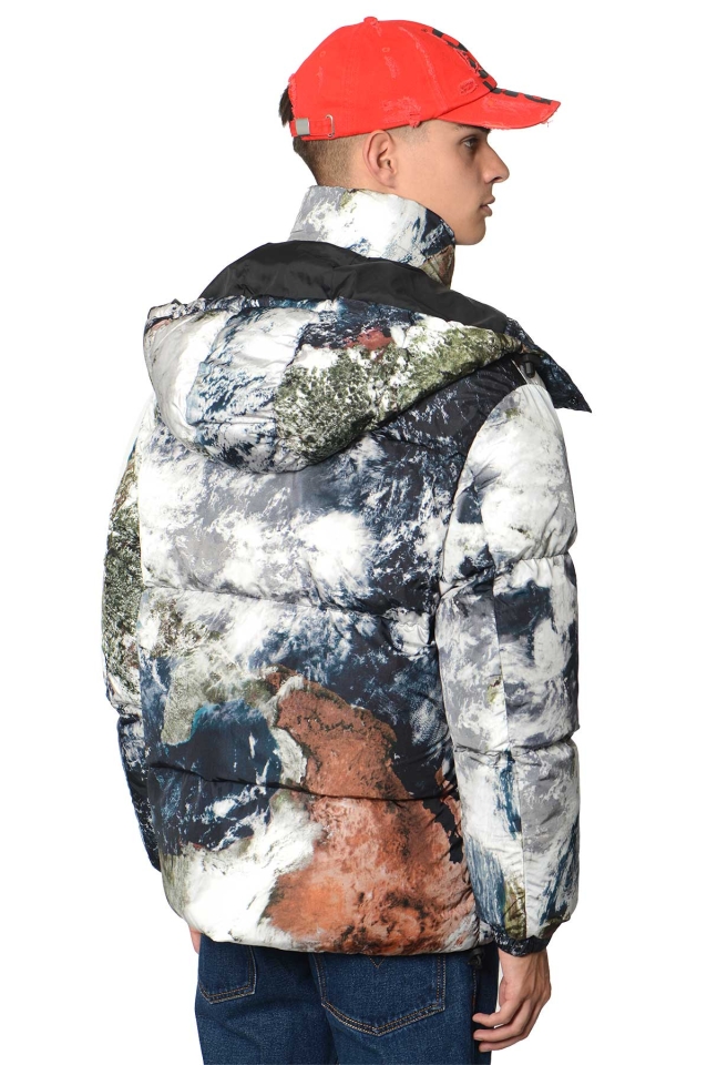 DIESEL W-Rolf-FD Print Down Jacket - Wrong Weather