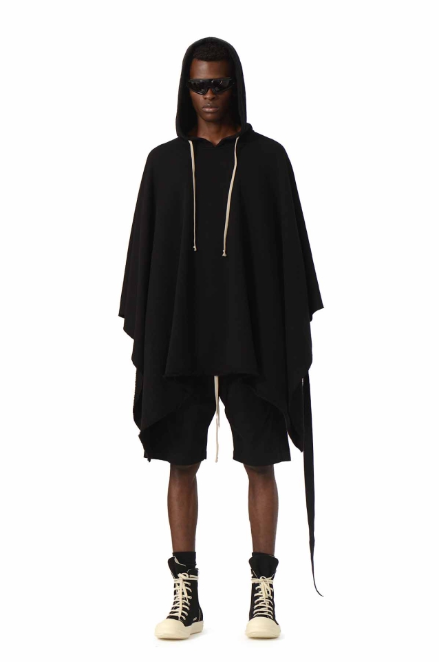 DRKSHDW Concordians Poncho Black - Wrong Weather