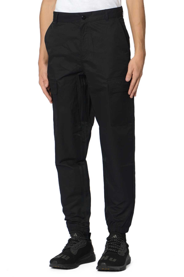 adidas BLUE VERSION Essentials Cago Trousers Black - Wrong Weather