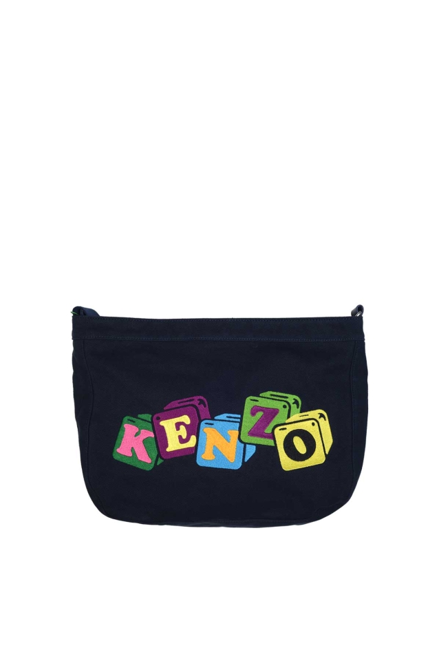 KENZO Boke Blocks Small Crossbody Bag ネイビー - Wrong Weather