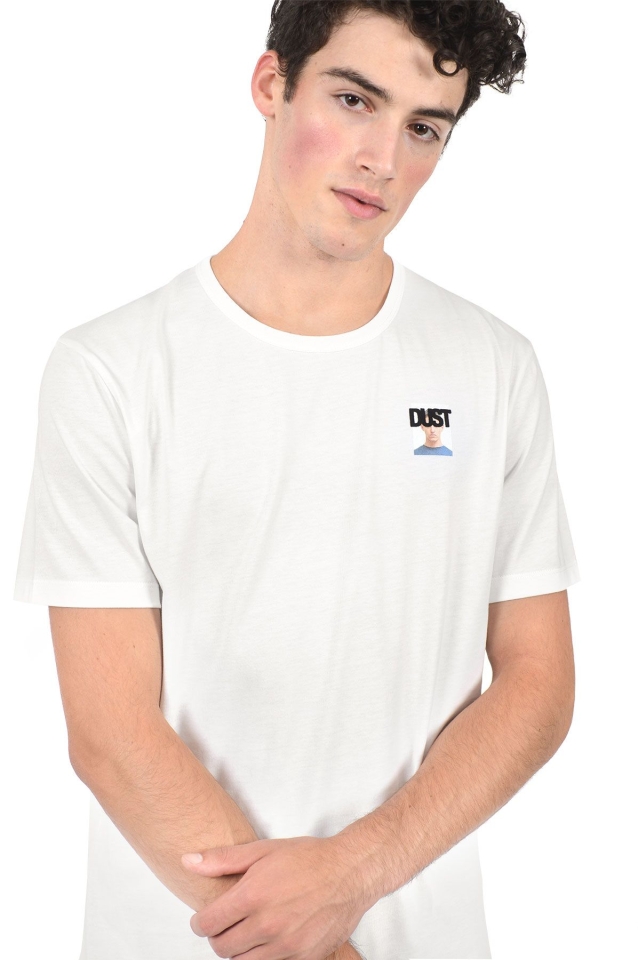 dustcell 都市風景プリント ホワイトTシャツ バーシティテキスト＆タグTシャツ - ホワイト | ZARA Japan / 日本