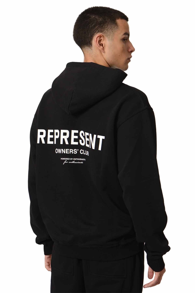 REPRESET OWNER'S CLUB ブラックパーカー　Lサイズ REPRESENT オーナーズクラブ ロゴパーカー ブラック - Wrong Weather