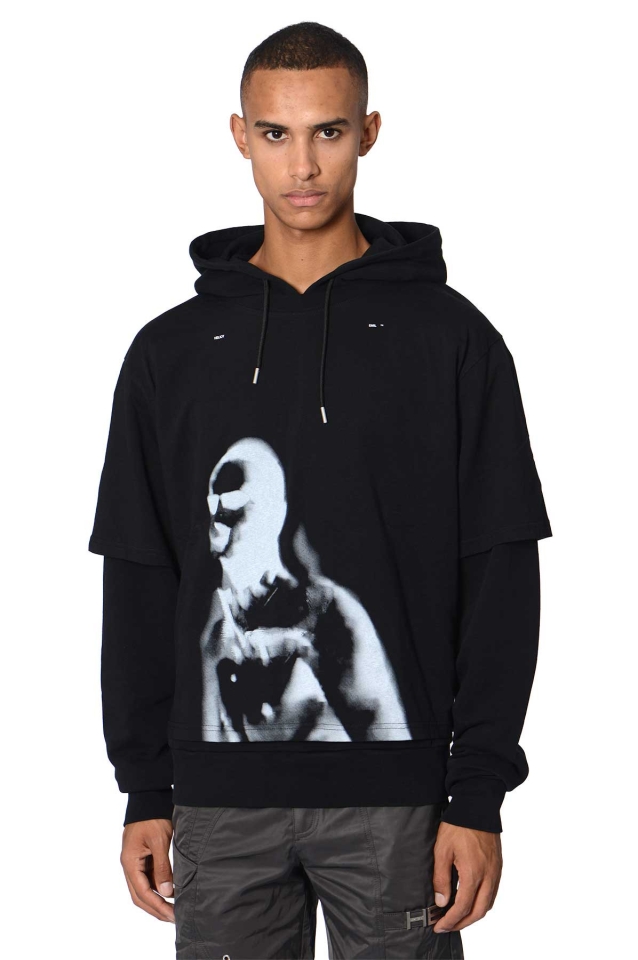 HELIOT EMIL AI Generated Print Hoodie - Wrong Weather