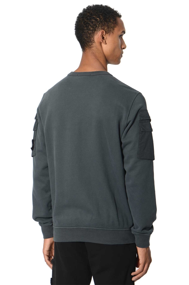 STONE ISLAND 60577 Sweatshirt Dark Grey - Wrong Weather