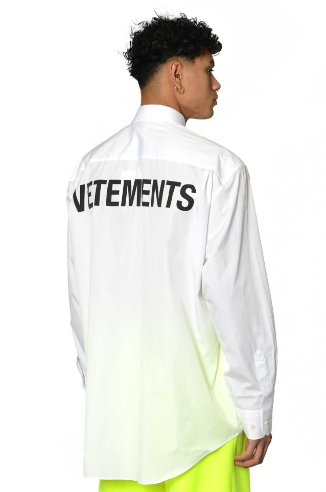 VETEMENTS Inside-Out Logo T-shirt White - Wrong Weather