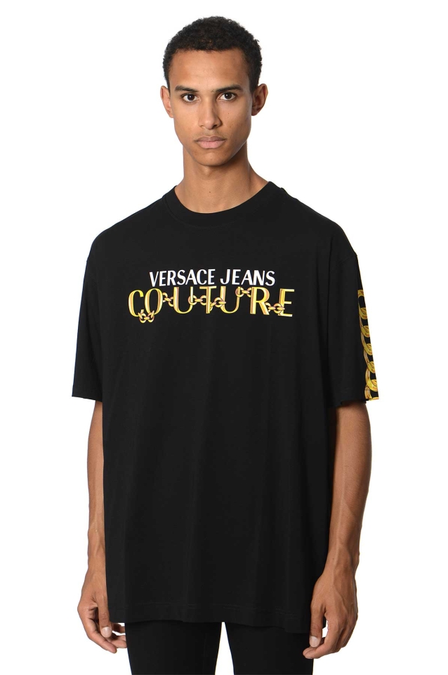 VERSACE JEANS COUTURE Logo Chain Couture Relaxed T-shirt - Wrong