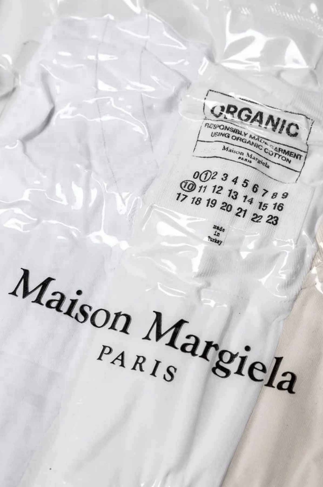 Maison Margiela T-Shirt (3 Pack) Ecru - Wrong Weather