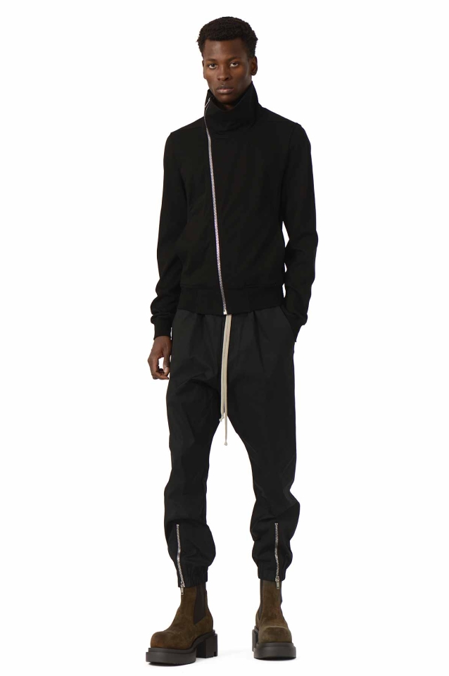RICK OWENS Concordians Bauhaus Jogger Jacket Black - Wrong
