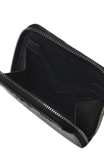 GIORGIO ARMANI Bifold Saffiano Leather Money Clip Wallet - Black New w– Wag  N' Purr Shop