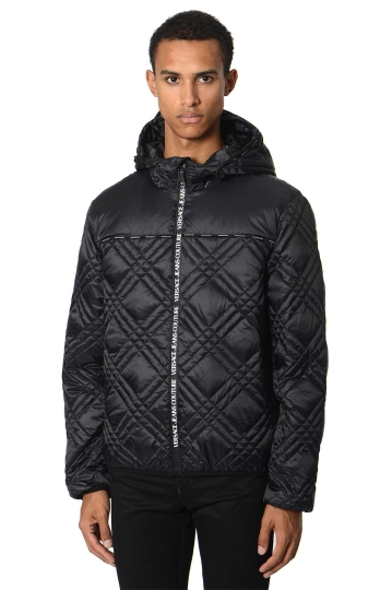 VERSACE JEANS COUTURE Daunen-Pufferjacke Schwarz